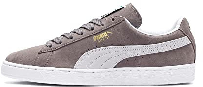 PUMA Herren Suede Classic+ Sneaker, Grau Steeple Gray White, 45 EU