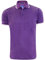 Gaffer Mens Polos Tshirt Pocket Collar Pique Tipping Buttoned Short Sleeve Regular Fit PK T Shirt Top Purple Medium