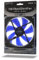 Noiseblocker XK1 - Ventilador de PC (0.07 A, 0.84 W, -10-65 °C, Negro, Azul, 135 g, 140 x 140 x 25 mm)