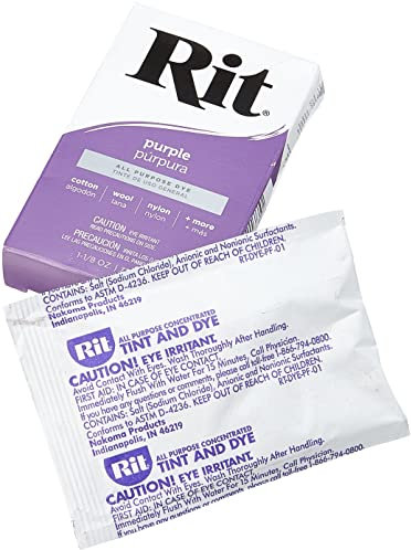 Rit Dye Rit - Tinte Concentrado en Polvo, Color Morado, 31,9 g