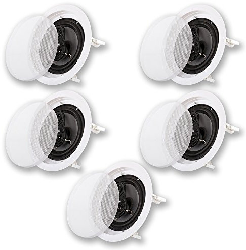 Acoustique Audio Cs-ic63 en Plafond 16,5 cm Home Cinéma 5 Ensemble de Haut-parleurs 3 Voies 1500 Watt Cs-ic63–5S