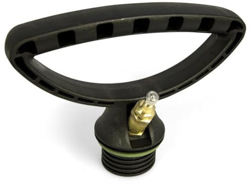 Mesto Druckluftfüllventil (Kunststoff/Messing; 6 bar; Druckbegrenzer; für Kompressor geeignet; mit Autoreifenventil) 6215NA