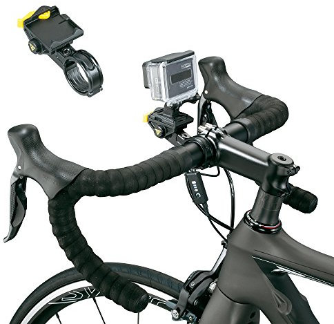 Topeak Sport Camera Multimount – Universalhalterung für Actioncams mit Schnellverschluss, für Lenker, Sattel & Helm, bis 200 g belastbar