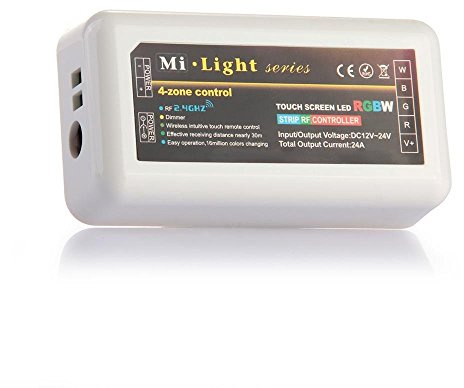 2.4G Wireless Steuermodul RGBW Controller Wlan fuer LED Lampe Licht