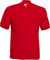 Fruit of the Loom - Polo - Manches Courtes Homme, Rouge, grand