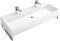 Villeroy & Boch Waschbecken MEMENTO 5133A1 100x47cm Hahnloch durchgestochen ohne Überlauf weiß, 5133