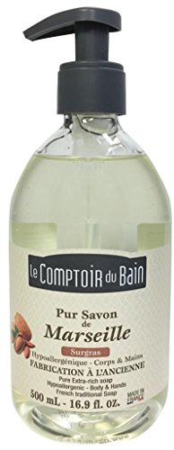 Le Comptoir du Bain Seife aus Marseille, flüssig, 500 ml, 3 Stück