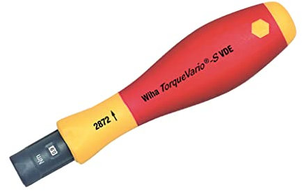 Wiha 28724 | Insulated TorqueVario-S Handle 5-18 in/lbs