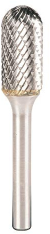 Klingspor 295763 - Hartmetallfrässtifte für Flächen, Konturen und Radien - Kugelkopf - FR|HF100C|6|S|16X25X6 - Inhalt: 1 Stück