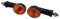 SHIN YO Mini-Blinker, oval, schwarz (Black)