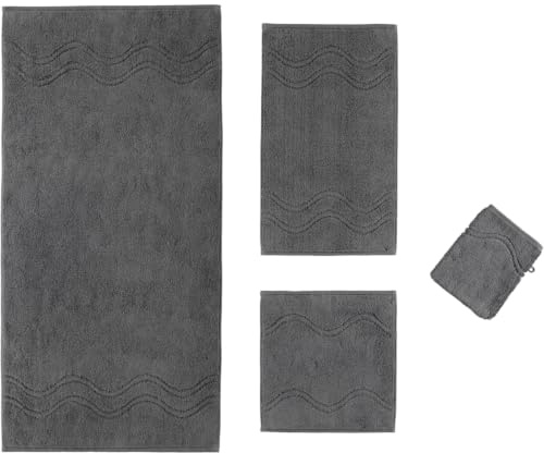Cashmere, Frottier-Duschtuch-75x140 cm, Uni, anthrazit