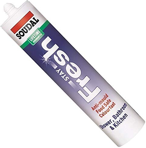 Soudal Stay Fresh Anti Mould Silicone Sealant 300ml - Ivory