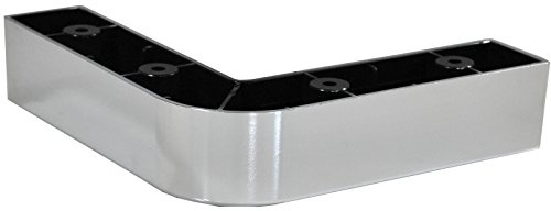 Fortis Polster Polsterfuß Kunststoff M124 170x44x170mm - Plastikfuß, Möbelfuß und Möbelbein für Sofa, Sessel, Bett, Schrank und Polstermöbel