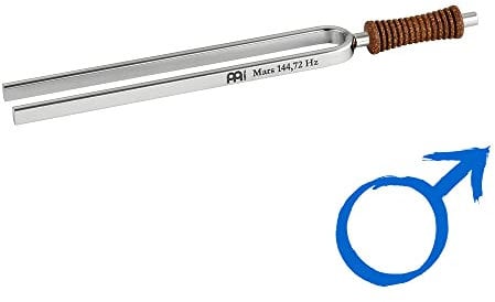 Sonic Energy Planeten Stimmgabel – Mars 144,72 Hz / D3 – Für Meditation, Therapie, Zuhause – Inkl. Baumwolltasche (TF-MA)