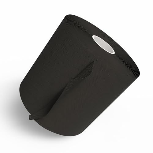 Horn Medical Horn-Haft fein color - Kohäsive Fixierbinde, weich, rutschfest, hautverträglich, selbsthaftend, schwarz (8 cm x 20 m)