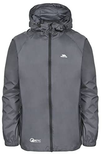 Trespass Mixte Qikpac Jacket Vestes coupe pluie, Gris (Gris Silex), XXL EU