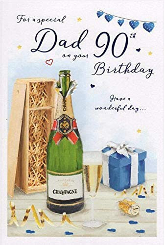 Dad 90th Birthday, Birthday Card