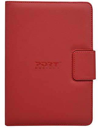 Port Designs Folio Protection Tablette Tactile Universelle Muskoka 9/11 Pouces Rouge