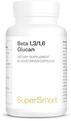 Beta 1,3/1,6 Glucan - Stimola e sostiene il sistema immunitario - Aiuta a rafforzare la vitalità - Vegano - Supersmart