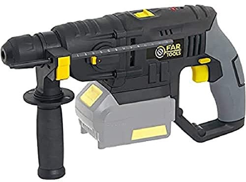 Fartools XF-HAMMER Marteau perforateur sans fil 18V, mandrin SDS, force 1.2J, 2 vitesses mécaniques, poignée auxiliaire. Vendu sans batterie
