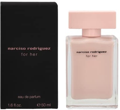 Narciso Rodriguez for her, femme/woman, Eau de Parfüm mit Zerstäuber, 50 ml (1er Pack), Glass, Pink
