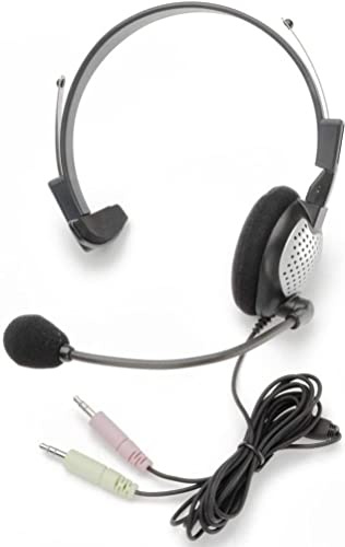Andrea Electronics NC-181 - headsets (Wired, 2x 3.5 mm (1/8), PC/Gaming, Circumaural, 50 - 20000 Hz, Monaural)