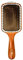 Head Jog 74 Ceramic Wooden Paddle Brush Detangler Hair Brush for Salon Hairdressing. Styling Tools For Long, Thick, Curly, Wavy, Dry or Damaged Hair, Reducing Hair Breakage and Frizzy, No More Tangle.