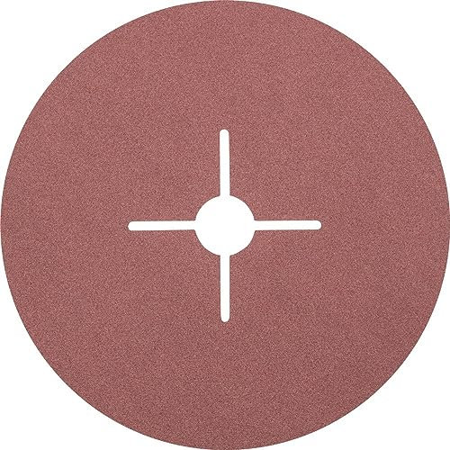 PFERD 165201 Fiberschleifer FS, Ausführung Korund A, 120 Korngröße, 180mm x 22mm, 25 Stück