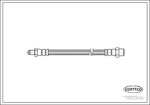 Corteco 19020693 Bremsschlauch hinten