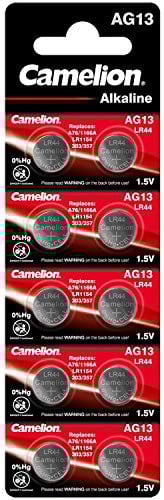 Batterie Knopfzelle 10 Stück LR44 Camelion Plus