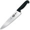Victorinox 40521 - Cuchillo de chef, hoja de 25 cm, mango de fibrox, color negro