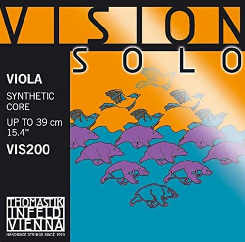 Thomastik Einzelsaite für Viola 4/4 Vision Solo - A-Saite Stahlkern, Chromstahl umsponnen, mittel