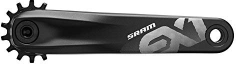 Sram 00.6118.452.001 Kurbel, Schwarz, 1-Fach