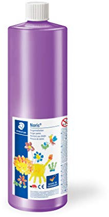 STAEDTLER 8811-6 - Noris Club Fingermalfarbe Mali, Wasserbasis, 750ml, violett