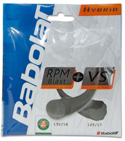 Babolat Tennissaite RPM Blast 1.25 + Vs 1.30 / 2x6m, schwarz, 281027