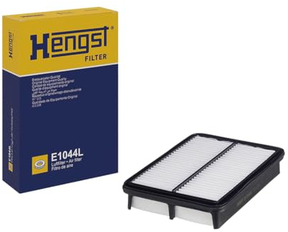 HENGST - Luftfilter E1044L - Luft-Filtereinsatz für KFZ | Hochwertiger Motorluftfilter für Otto- oder Dieselmotor - Schutz für Motoren - Wasserbeständig