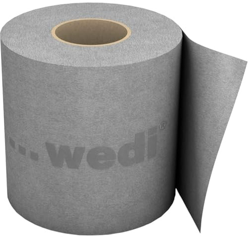 bande d'étancheité feutrée - wedi tools - double face - 12 cm x 10 mètres - wedi 095110311