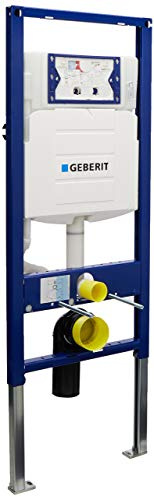 Duravit Geberit 111.335.00.5 DuoFix In-Wall System with Sigma Concealed Tank for 2x6 Wall Construction, white, large