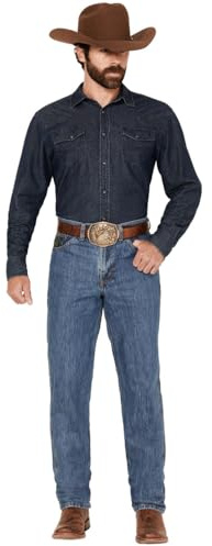 Cinch Men's Big and Tall Green Label Original Fit Jean, Medium Stonewash, 33W x 36L