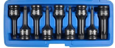 SW-Stahl S5480 Impact Schraub-garnitur T20-T70, 1/2 Zoll