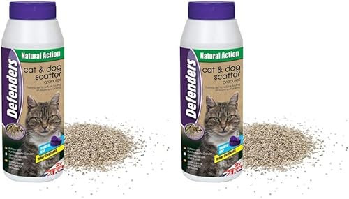 2x 450g STV DEFENDERS CAT SCATTER REPELLENT REPELLER GRANULES DETERRENT