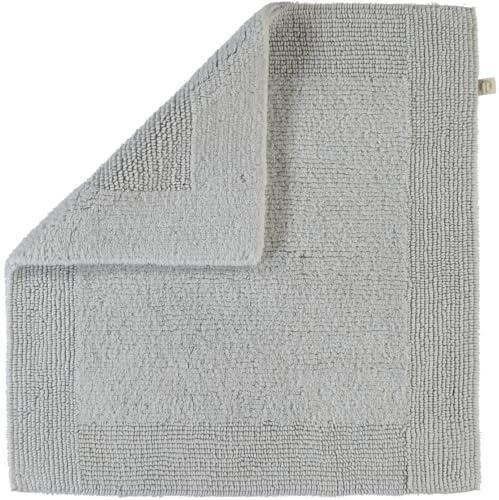 RHOMTUFT 4515316078 Badteppich Prestige 60 x 60 cm, Aqua 60 x 60 cm, tappetino WC Non sagomato 11 Perlgrau