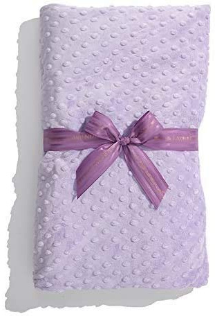 Sonoma Lavender Spa Blanket Filled with Lavender Flowers/Flaxseed, Weighted, Hot/Cold Microwaveable for Soothing Muscles, Removable Washable Cover (44 x 18, Lilac Dot) Handmade Co.