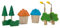 PlanToys 1356610 - Stadt Zubehör
