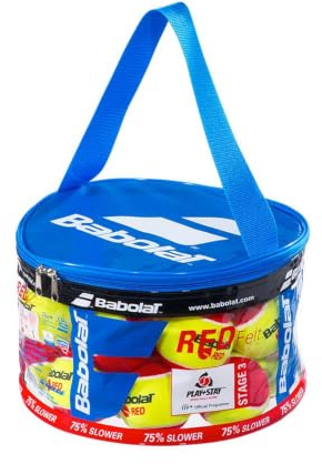 BABOLAT Unisex Filzkorb X24, gelb/rot, Einheitsgröße