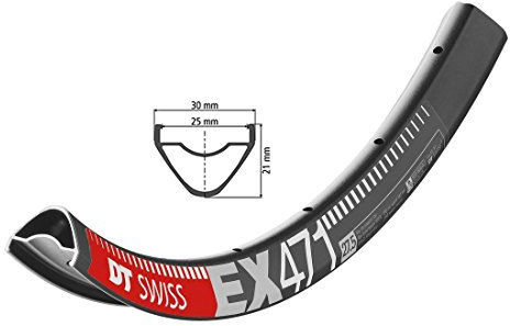 DT Swiss 2040013800 Felge, schwarz, 6.5 mm