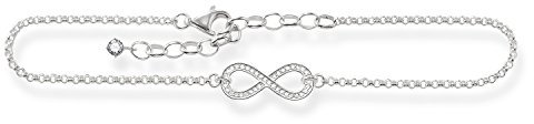 Thomas Sabo Damen Fußkettchen Infinity 925 Sterling Silber AK0001-051-14-L27v