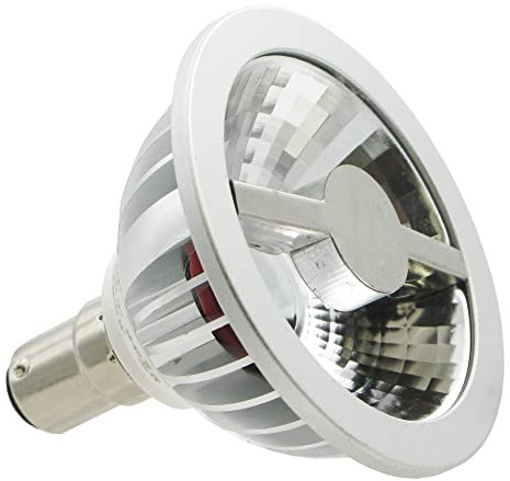 Laes - Bombilla AR LED B15d, 7 W, Plateado, 70 x 64 mm