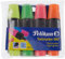Pelikan 943324 - Textmarker 4er Etui gelb / rosa / orange / grün