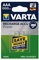 Varta NiMH Micro AAA Batteries 1.2V / 1000mAh Pack of 2)
